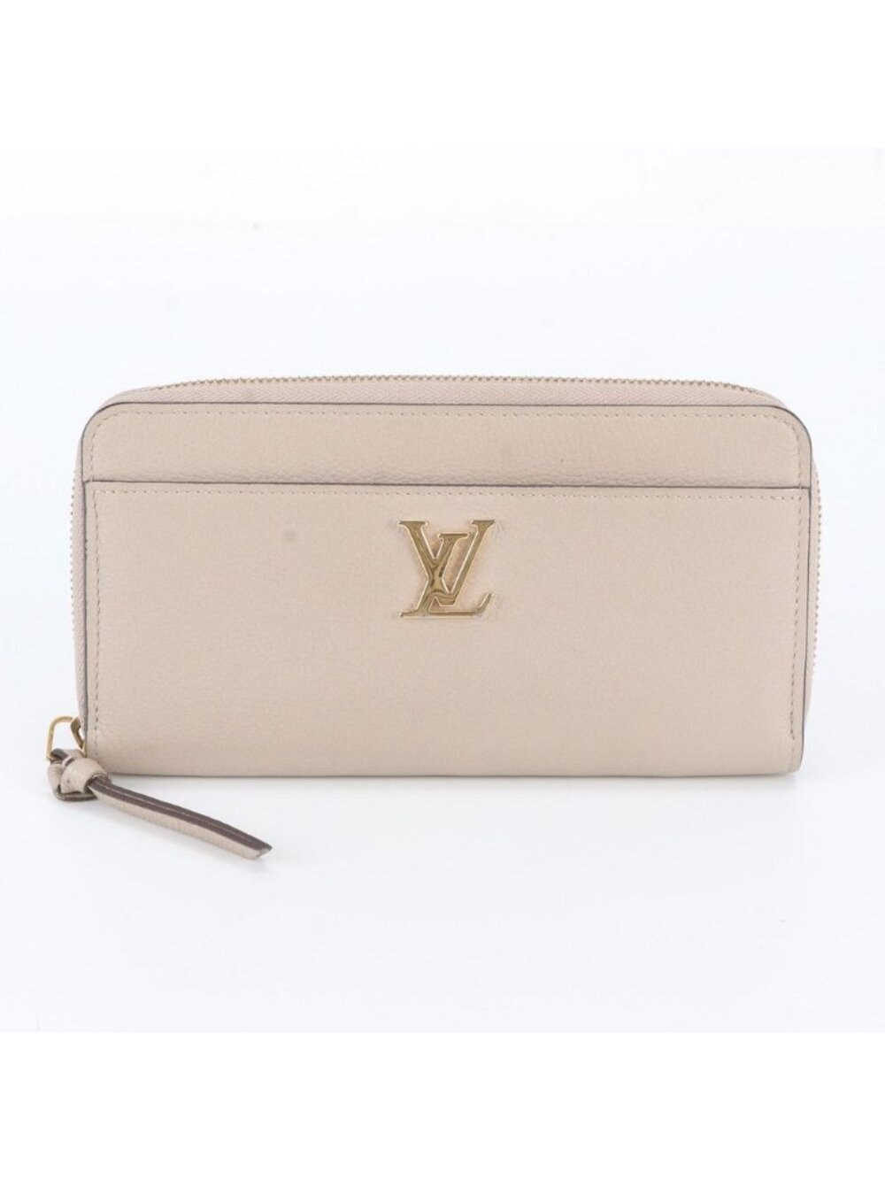 Louis Vuitton Zippy Lockme Leather Wallet
